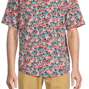 Carribean Brand Men’s Button-Up Shirt Tropical Print Size XXL Never Worn